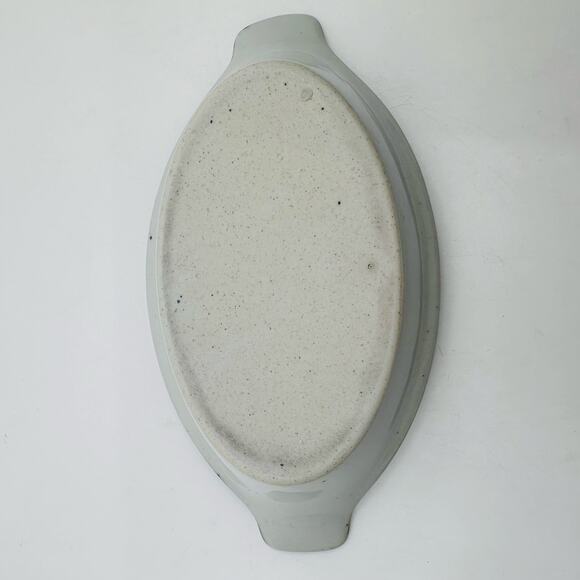 VTG Stoneware Set Cream Speckled 6 Bakers 5 Mugs Vintage Serveware Bakeware 11Pc - Picture 6 of 15